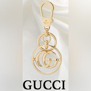 Gucci Double G Bag Charm/Key Ring